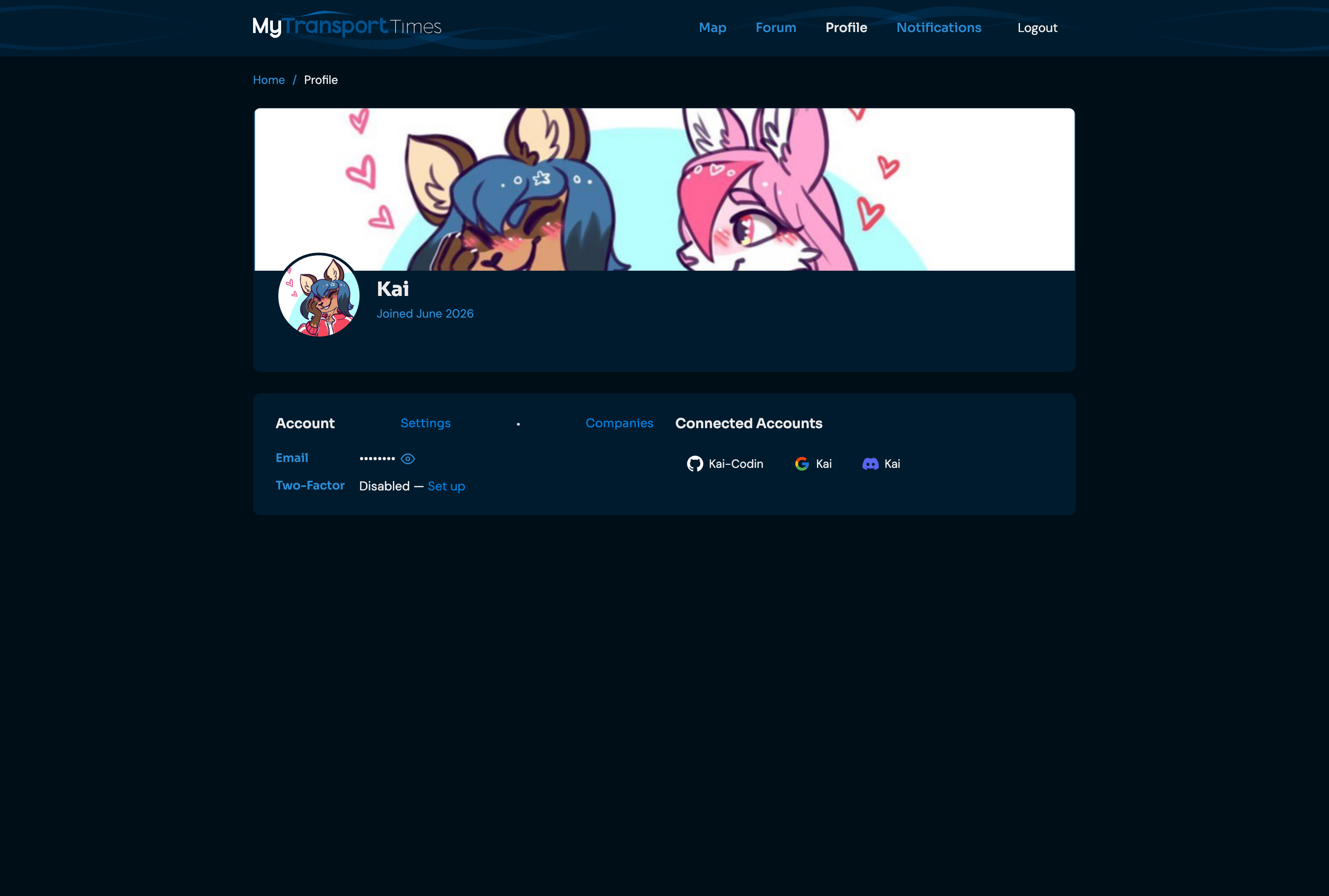 User profile